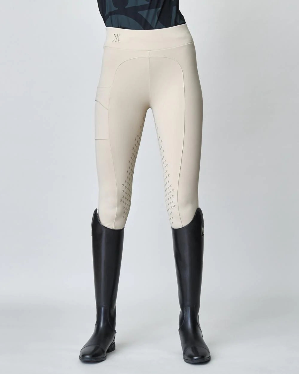 Compression Pull-On Riding Breeches Tan-Breeches-Yagya-Tan-XXS-Urbanheer