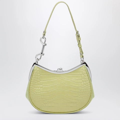 Vivienne Westwood Charm bag in lime croc-effect patent leather