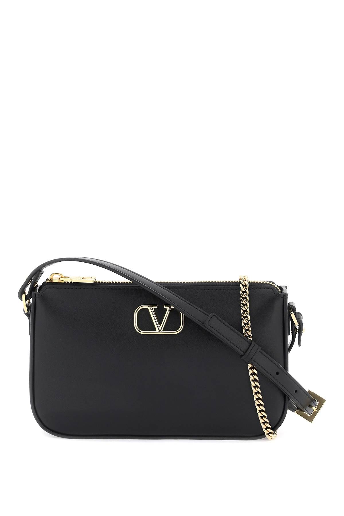 Valentino Garavani Leather Vlogo Signature Crossbody Bag-Bag-Valentino GARAVANI-os-Urbanheer