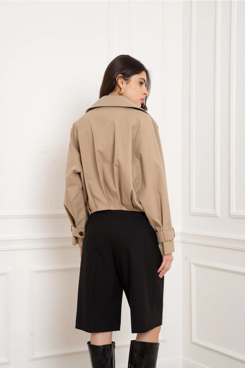 Urban Structured Short Trench Coat