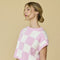 Hannah Loose Fit Checker Knit Top Pink-TOP-Papermoon-Pink-S-Urbanheer