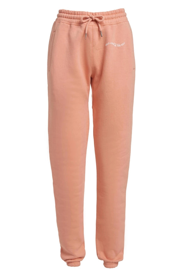 Organic Cotton Joggers Salmon-Joggers-Gergana Ivanova-S-Urbanheer