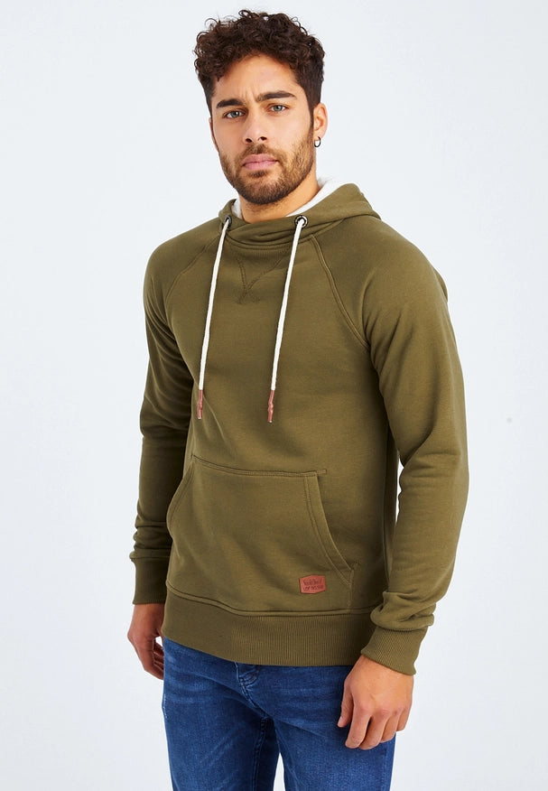 Men'S Hoodie Hood Khaki-Hoodie-Leif Nelson GmbH-S-Urbanheer