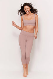 Desire - Crop Legging (Air Fabric) Mauve-Clothing - Women-Aurum-XS-Urbanheer