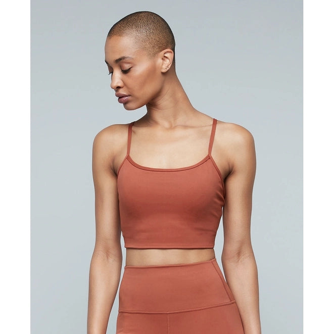 Lunar Luxe Bra Top - Burnt Sienna-Top-Moonchild Yoga Wear-XS-Urbanheer