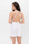 Elegant Cotton Mini Camisole Dress 3520-Clothing - Women-Blanca-S-White-Urbanheer