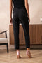 Cigarette Smoking Pants Black-Pants-Attentif Paris-S-Urbanheer