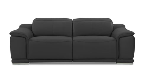 Genuine Italian Leather Power Reclining Sofa