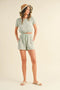 Cotton Gauze Short Set Sage-Set-Kimberly C-S-Urbanheer