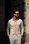 Off White & Cream Polo Cardigan-Clothing - Men-Donato-S-Urbanheer