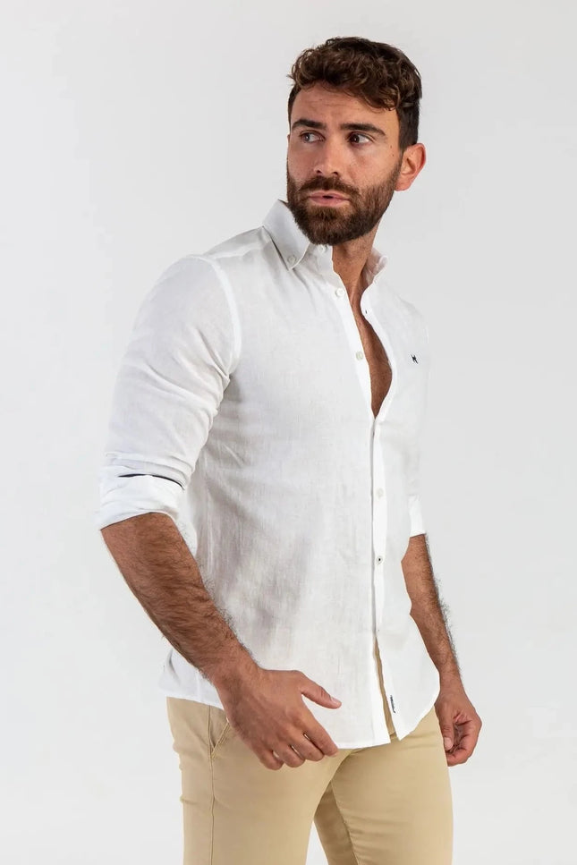 White Linen Shirt-Clothing - Men-Williot-S-Urbanheer