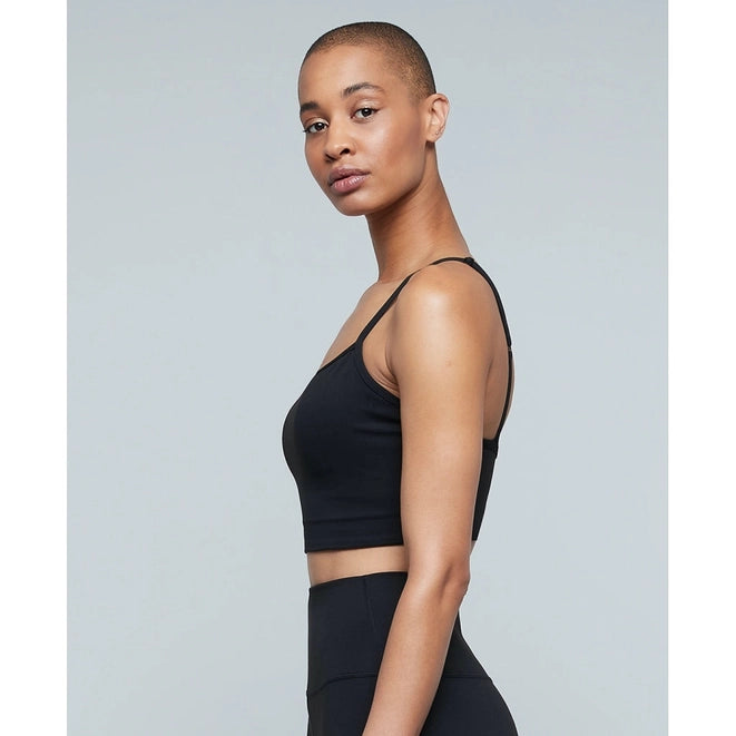 Lunar Luxe Bra Top - Black Iris-Top-Moonchild Yoga Wear-L-Urbanheer