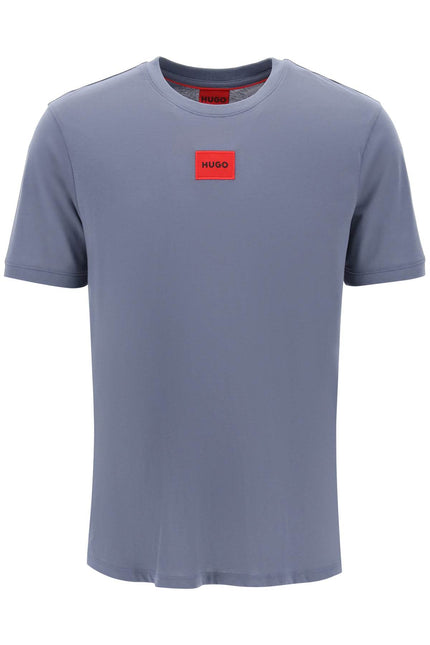 Hugo diragolino logo t-shirt Light blue-T-Shirt-Hugo-S-Urbanheer