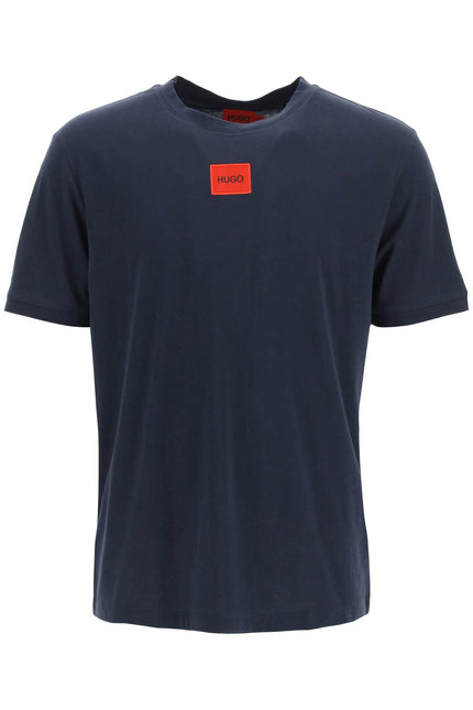 Hugo diragolino logo t-shirt Blue-T-Shirt-Hugo-S-Urbanheer