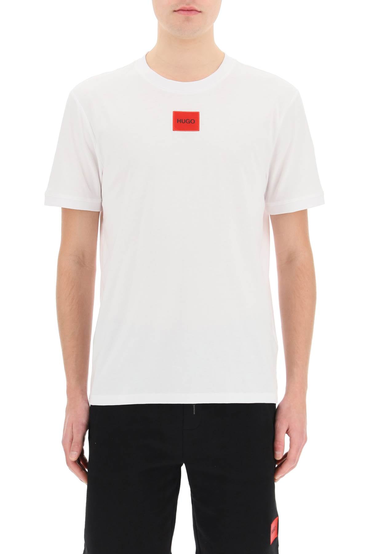Hugo Diragolino Logo T-Shirt White-T-Shirt-Hugo-S-Urbanheer