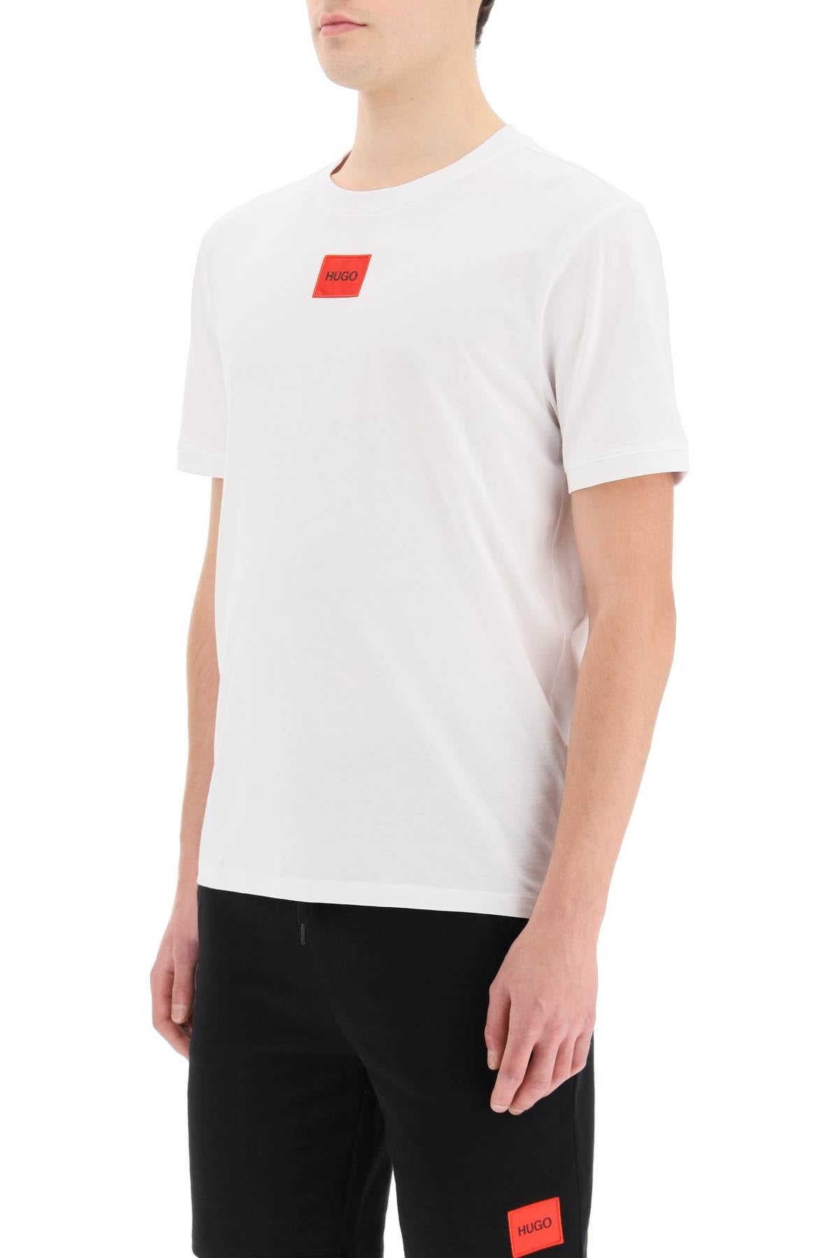 Hugo Diragolino Logo T-Shirt White-T-Shirt-Hugo-S-Urbanheer