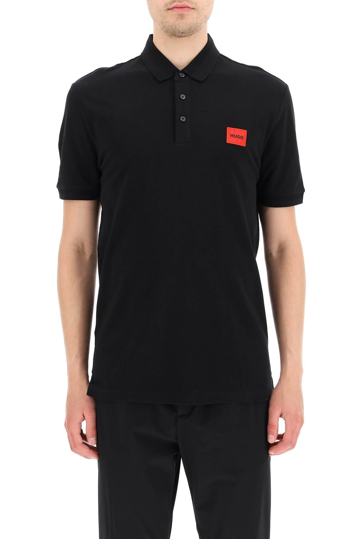 Hugo dereso slim fit polo shirt Black-SHIRT-Hugo-S-Urbanheer