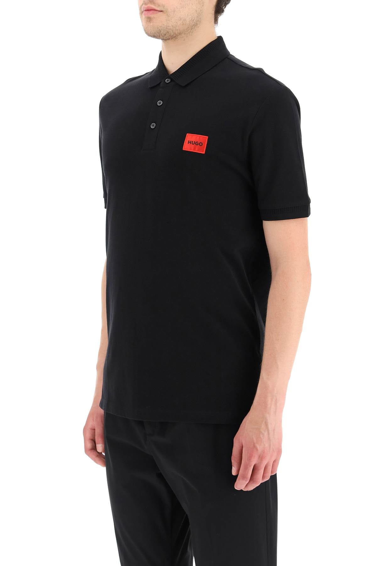 Hugo dereso slim fit polo shirt Black-SHIRT-Hugo-S-Urbanheer