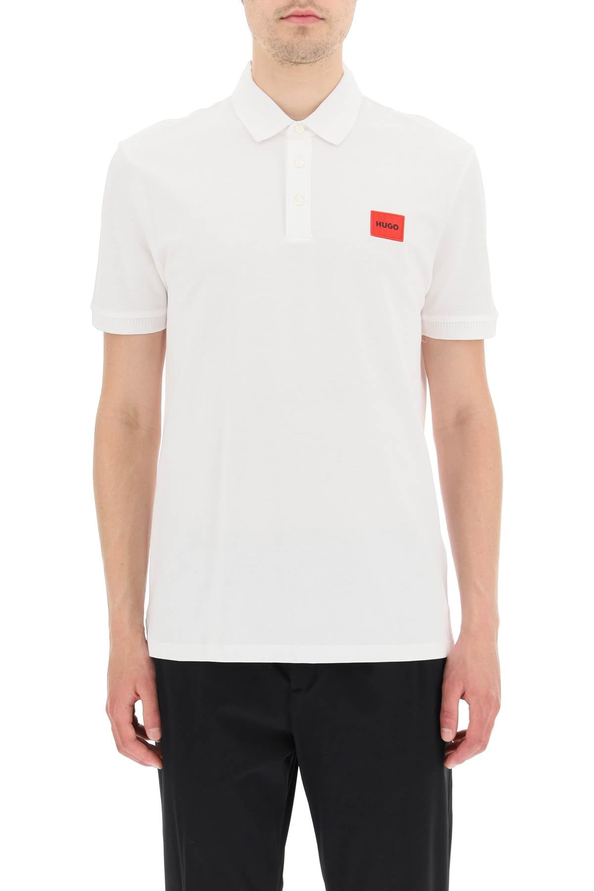 Hugo dereso slim fit polo shirt White-SHIRT-Hugo-S-Urbanheer