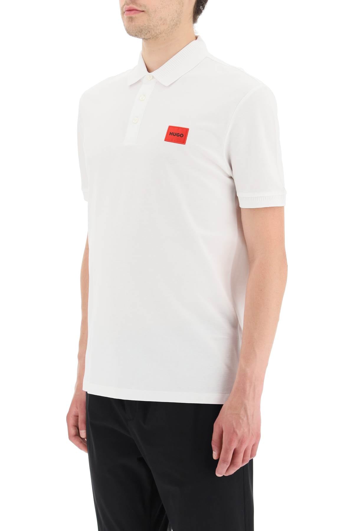 Hugo dereso slim fit polo shirt White-SHIRT-Hugo-S-Urbanheer