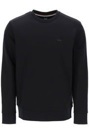 Boss french terry crewneck sweatshirt Black-sweatshirt-Hugo-S-Urbanheer