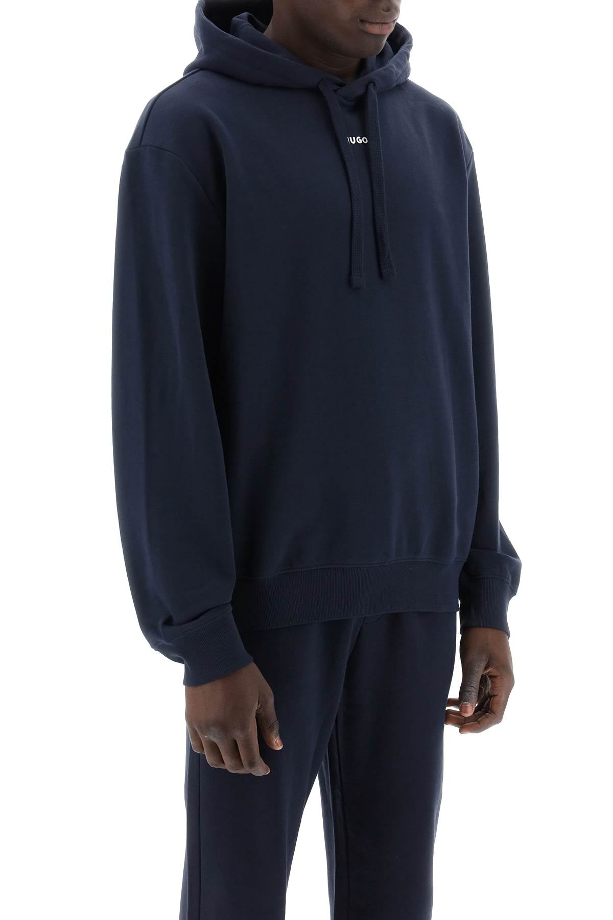 Hugo Dapo Hoodie Blue-Hoodie-Hugo-S-Urbanheer