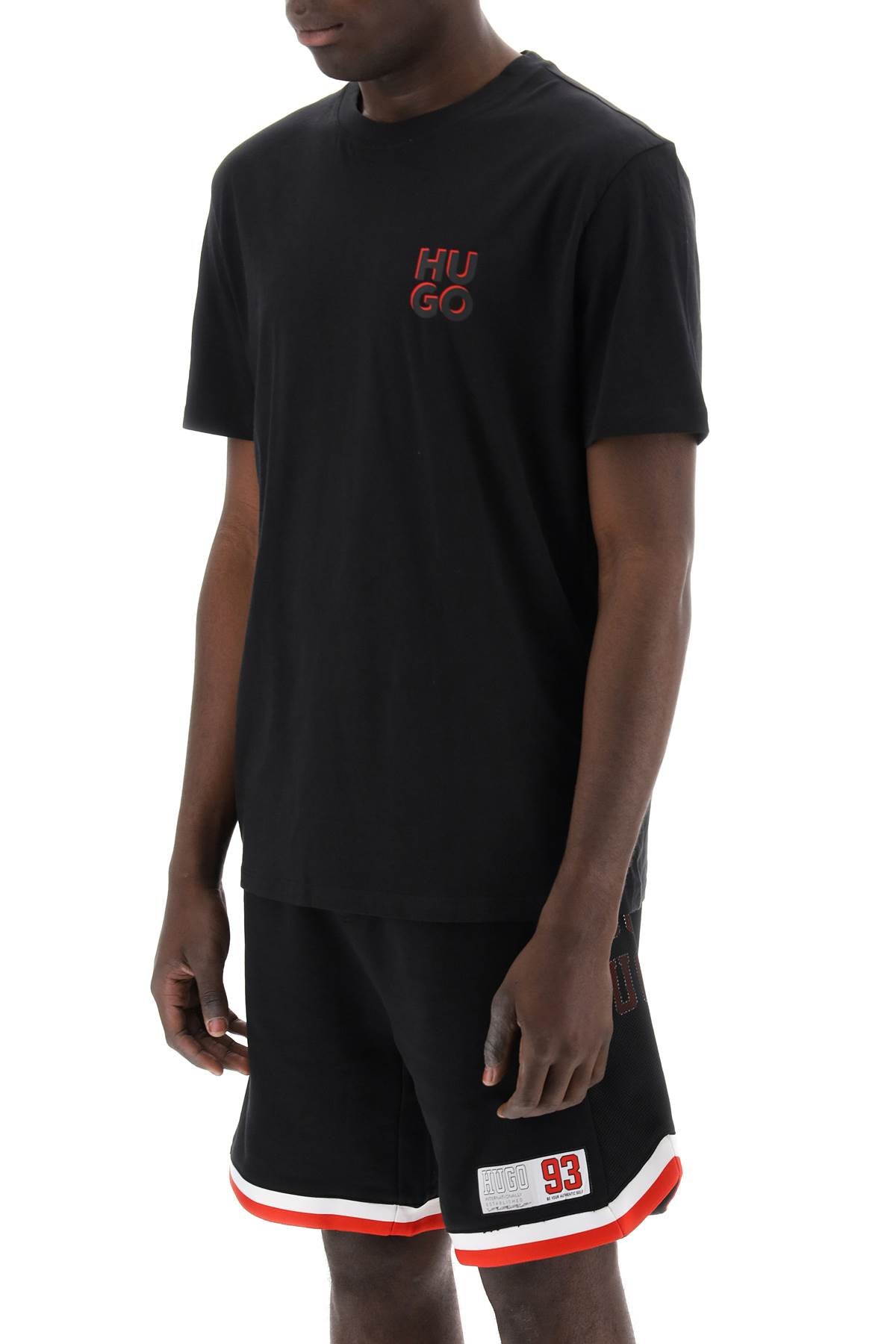 Hugo "Dimento T-Shirt Black-T-Shirt-Hugo-S-Urbanheer