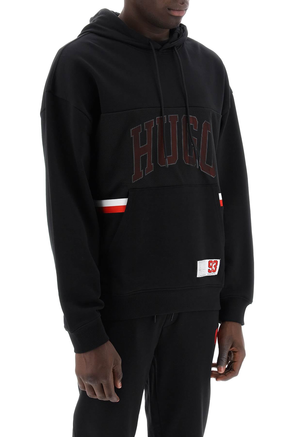 Hugo relaxed fit hoodie sweatshirt Black-sweatshirt-Hugo-S-Urbanheer