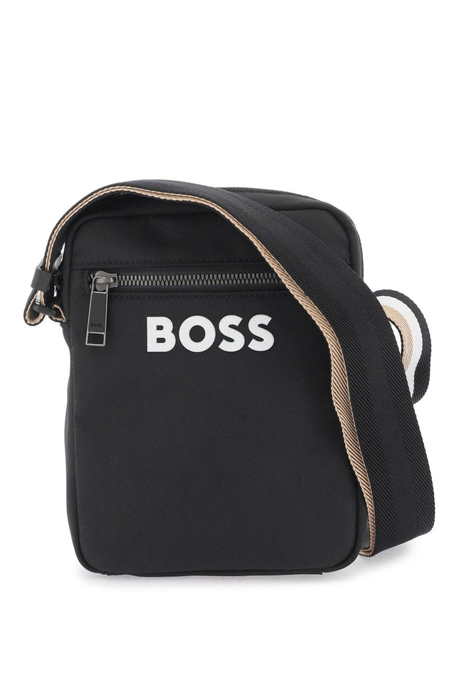 Boss shoulder bag with rubberized logo-Bag-Boss-os-Urbanheer
