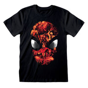 Short Sleeve T-Shirt Spider-Man Character Roster Black Unisex-Clothing, Men-Spider-Man-Urbanheer