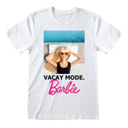 Short Sleeve T-Shirt Barbie Vacay Mode White Unisex-Clothing, Men-Barbie-M-Urbanheer