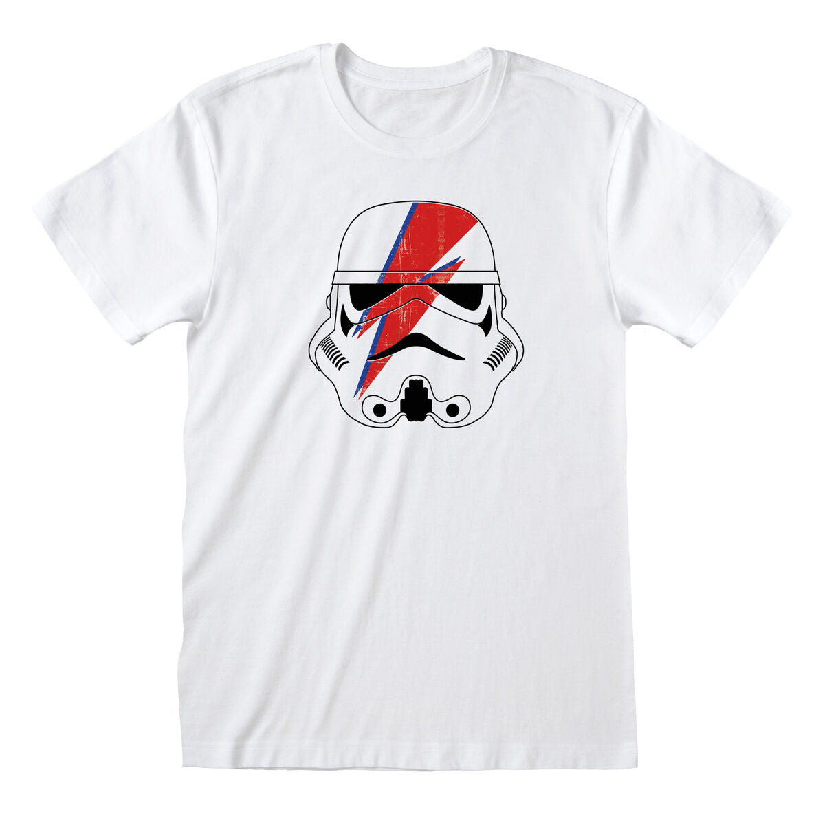 Unisex Short Sleeve T-Shirt Star Wars Ziggy Stormtrooper White-Clothing, Men-Star Wars-L-Urbanheer