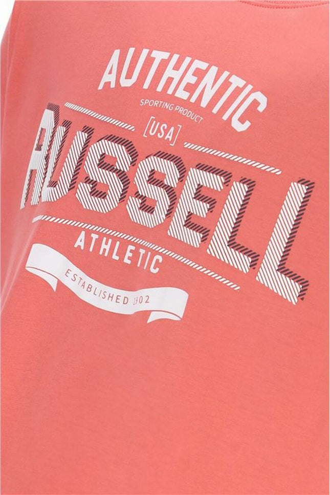 Men’s Short Sleeve T-Shirt Russell Athletic Amt A30081 Orange Coral-1