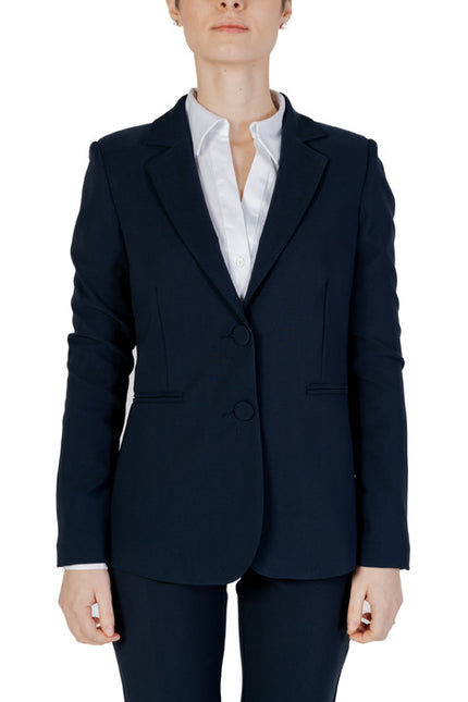Sandro Ferrone Women Blazer-Clothing Blazer-Sandro Ferrone-blue-38-Urbanheer