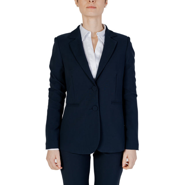 Sandro Ferrone Women Blazer-Clothing Blazer-Sandro Ferrone-blue-38-Urbanheer