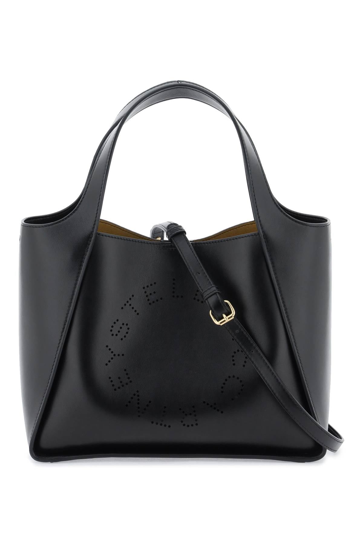 Stella Mccartney Stella Logo Tote Bag Black-Bag-Stella McCartney-os-Urbanheer