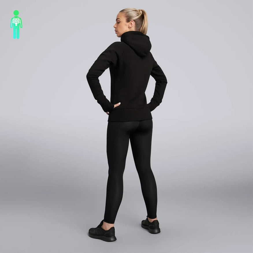Female Everyday Hoodie - Black-Hoodie-HPE Activewear-SX-Urbanheer