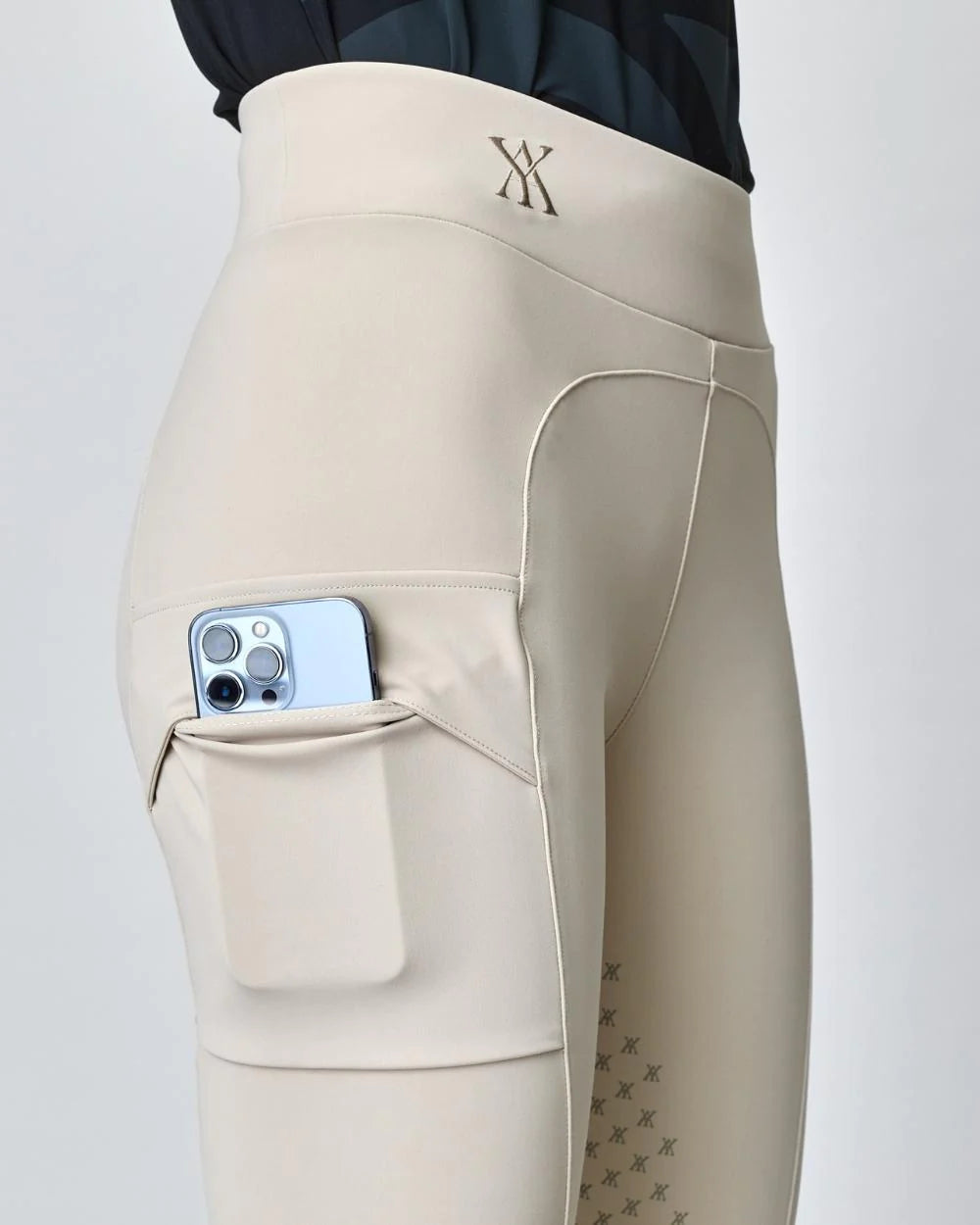 Compression Pull-On Riding Breeches Tan-Breeches-Yagya-Tan-XXS-Urbanheer