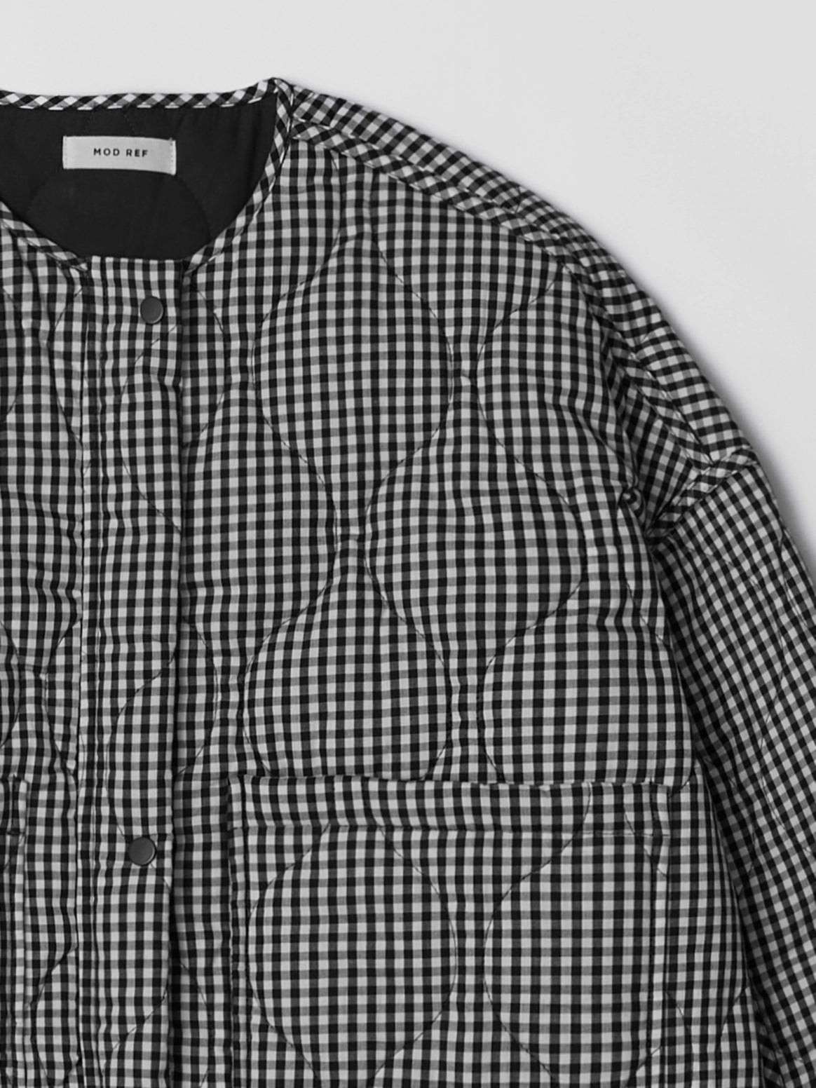 The Rochelle Jacket Quilted Gingham Jacket