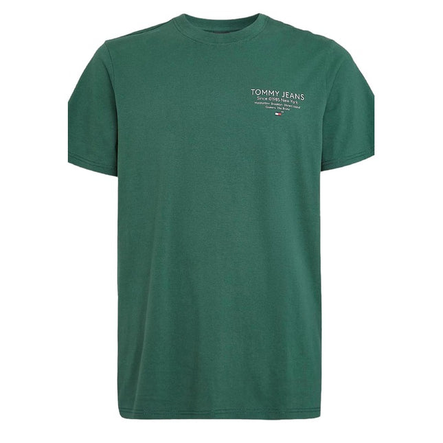 Tommy Hilfiger Jeans Men T-Shirt-Clothing T-shirts-Tommy Hilfiger Jeans-green-1-S-Urbanheer