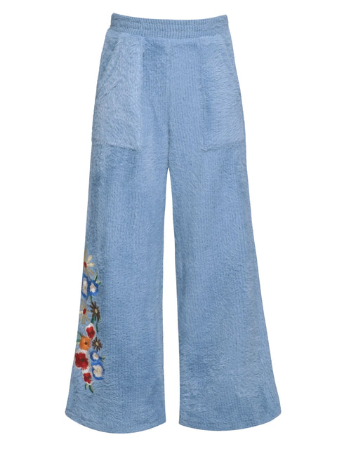 Flared Leg Fuzzy Pants