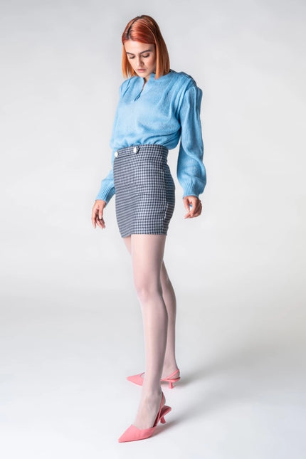 Light Blue Alice Shoulder Jumper-Clothing - Women-Nicole Baratta-One Size-Urbanheer