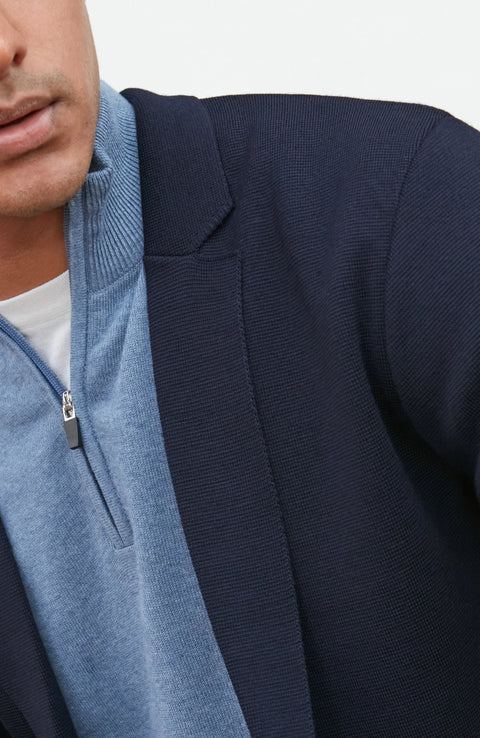 Lightweight Extra Fine Merino Wool Knitted Blazer