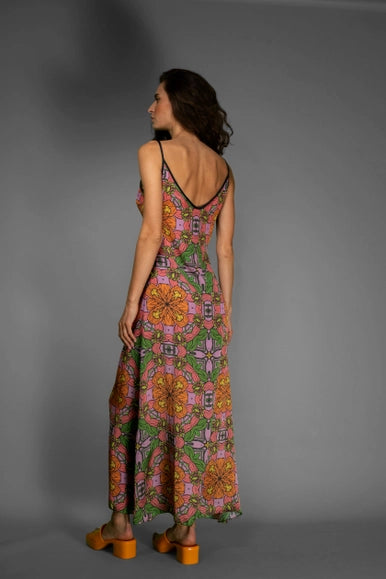 Super Soft Orange Floral Slip Maxi Dress-Nuvula-XXS-Urbanheer