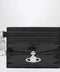 Vivienne Westwood Croc-embossed leather card holder with charms, black