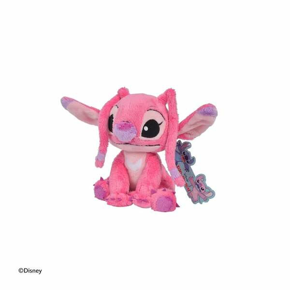 Fluffy toy Stitch 25 cm Pink-Toys and games, Soft Toys-Stitch-Urbanheer