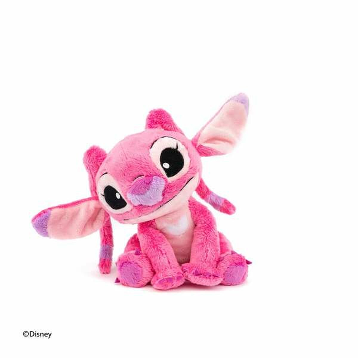 Fluffy toy Stitch 25 cm Pink-Toys and games, Soft Toys-Stitch-Urbanheer
