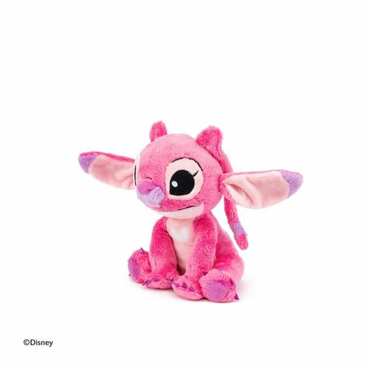 Fluffy toy Stitch 25 cm Pink-Toys and games, Soft Toys-Stitch-Urbanheer