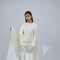Pure Cashmere Travel Wrap - Snow-scarfs-Pissenlit-Snow-Urbanheer