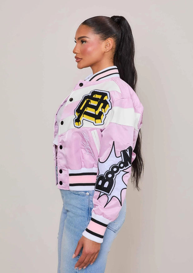 Tennis Varsity Jacket-Jacket-Vibrant M.i.U-S-Urbanheer